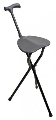 Driepikkel wandelstok met zit - 100kg
