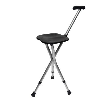 Identités Opvouwbare driepikkel wandelstok met zit - 136kg