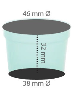 Medicatiebekertjes - Laag model – 30ml / 50 stuks