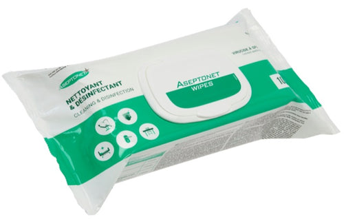 Aseptonet alcoholvrije ontsmettingsdoekjes / 100st