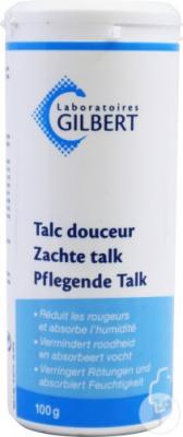 Gilbert zachte talk poederfles 100g