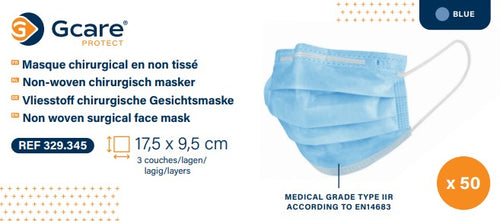 Gcare Protect Chirurgische Mondmaskers Type IIR - Classic line / 50st