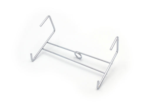 Verchroomde houder voor urinezak