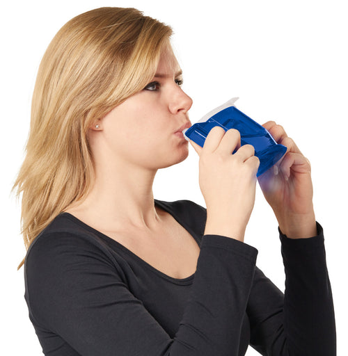 Vitility Drinkbeker met teut en handvaten - Blauw