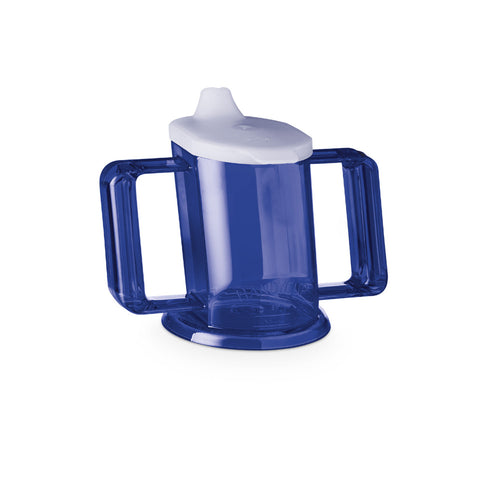 Vitility Drinkbeker met teut en handvaten - Blauw