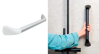 Wandbeugel geanodiseerd aluminium - 60 cm / ZWART
