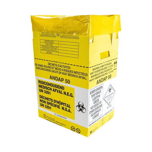 Medibox: Kartonnen doos voor risicohoudend medisch afval - 50L