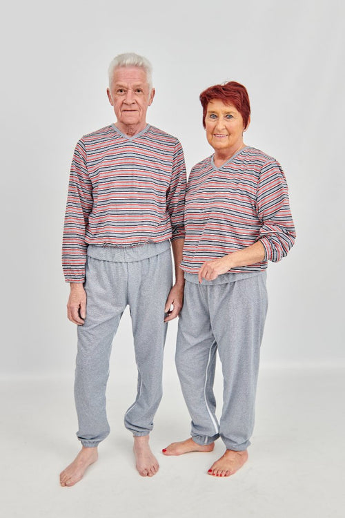 F2103 | Pyjama - met ritsluiting op de rug