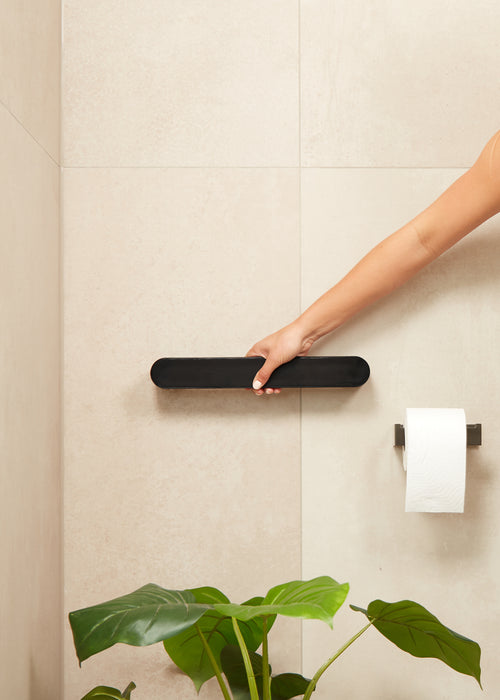 Vitility Wandbeugel - Charcoal black - 35cm