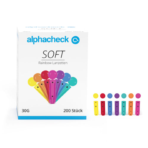 Alphacheck Lancetten Rainbow 30G