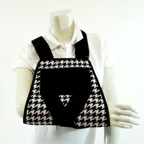 Schouder immobilisatie volwassene - nachtspalk - Geruit Zwart/wit