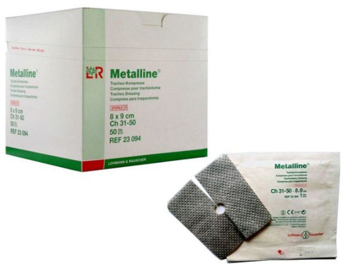 Metalline splitkompres 8x10cm - Steriel - 10st