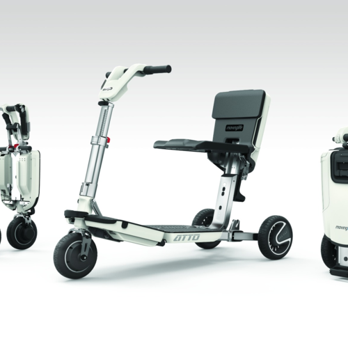 Mobio Atto - scooter - standaard wit - plooibaar en elegant