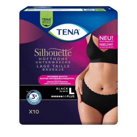 Tena Silhouette Plus NOIR - Lage Taille