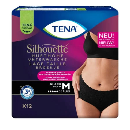 Tena Silhouette Plus NOIR - Lage Taille