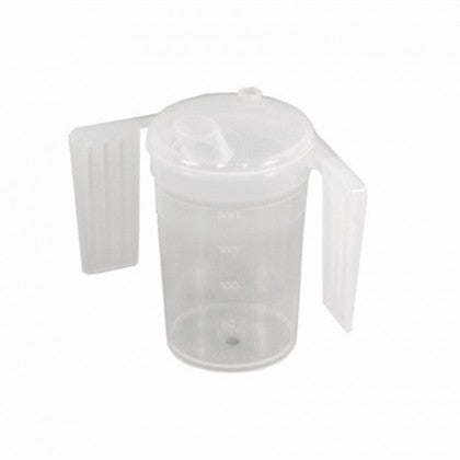 Drinkbeker met teut en handvaten