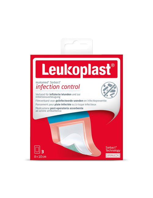 Leukomed - Sorbact - Antibacterieel Filmverband -3stuks