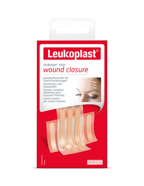 Leukosan Strip - Steriele hechtstrip - Huidskleur - 9stuks