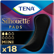 Tena Silhouette Mini Noir Pads