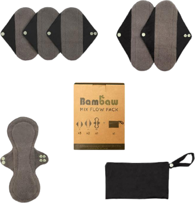 BamBaw Wasbare Maandverbanden Mix