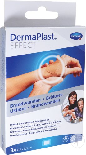 Hartmann DermaPlast® Effect - Brandwonden - 4,5 x 6,5 cm - 3stuks