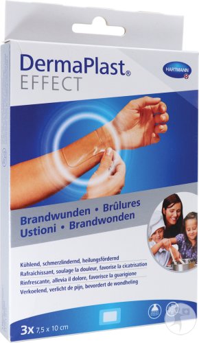 Hartmann DermaPlast® Effect - Brandwonden - 7,5 x 10cm - 3stuks