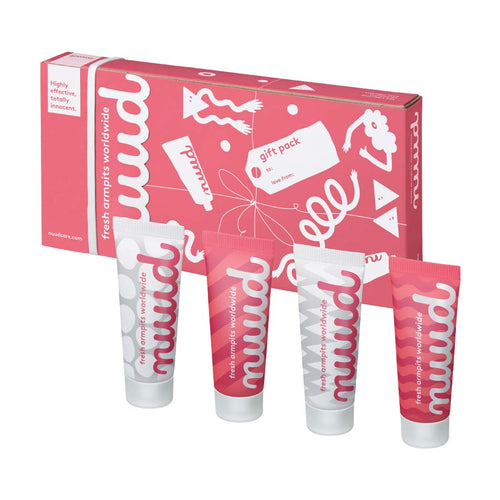 Nuud Vegan Deodorant - Gift Pack - 4x20ml