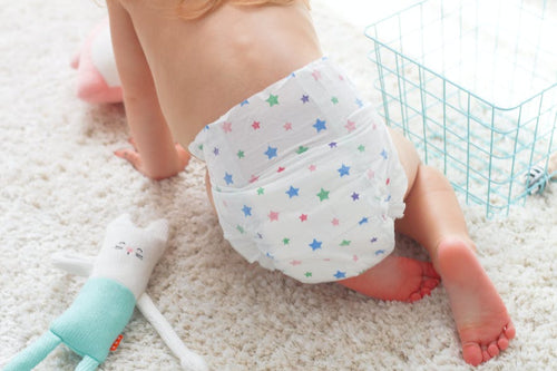 Tiniloo - Ecologische wegwerpluiers - Maat 4 - 7 à 18kg - Sterretjes