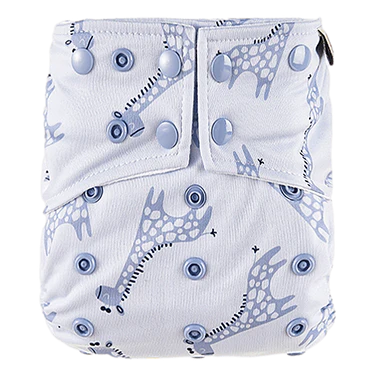 HappyBear Pocketluiers - Bleu Giraffe